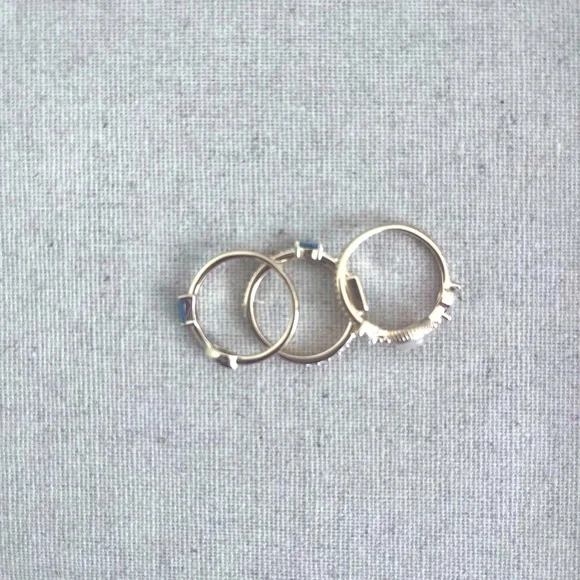 Awe Inspired Oracle Stacking Ring Set, Size 6 - Picture 9 of 9